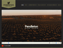 Tablet Screenshot of pendletonfinefoods.com.au